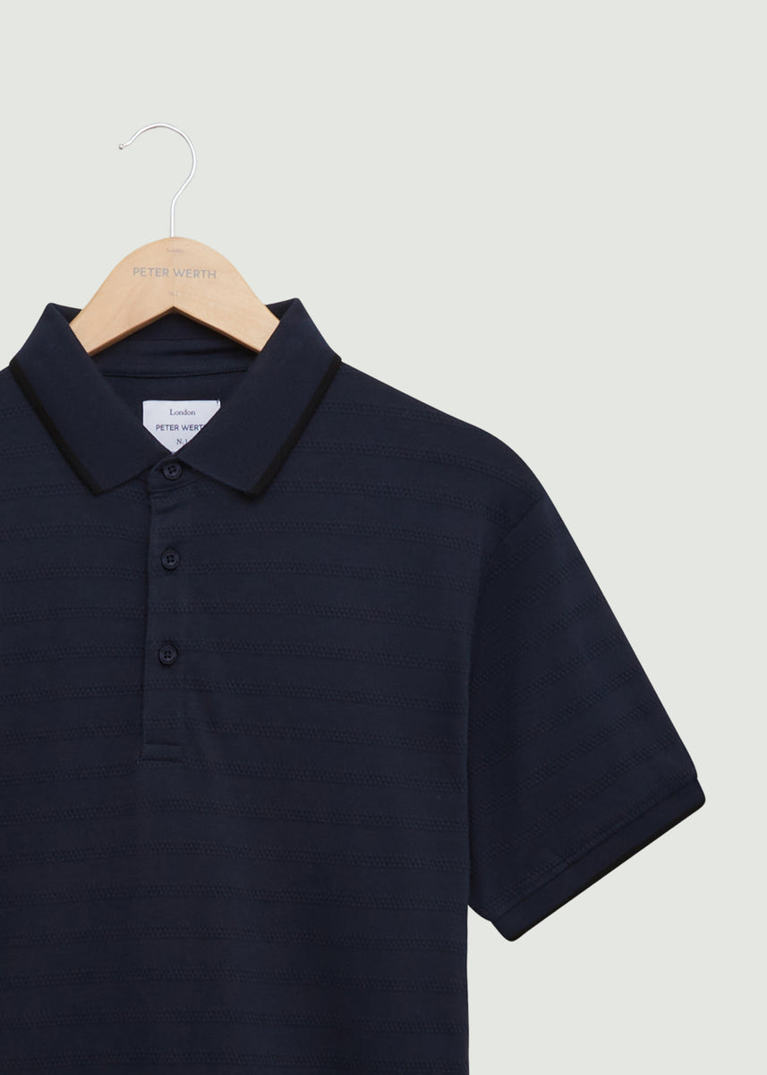 Henry Polo Shirt Dark Navy Peter Werth