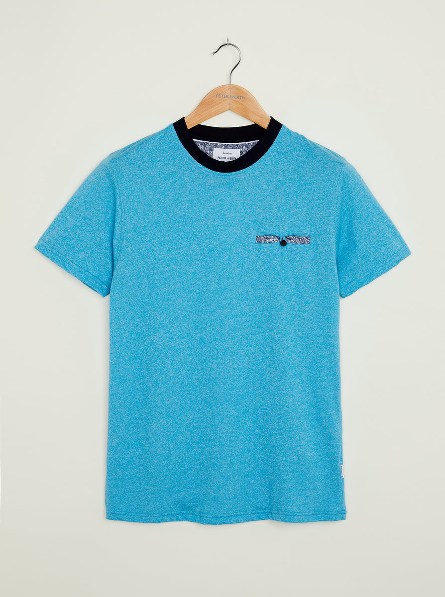 Light blue off white shirt discount