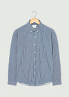 Pinnacle Long Sleeve Shirt - Navy/White