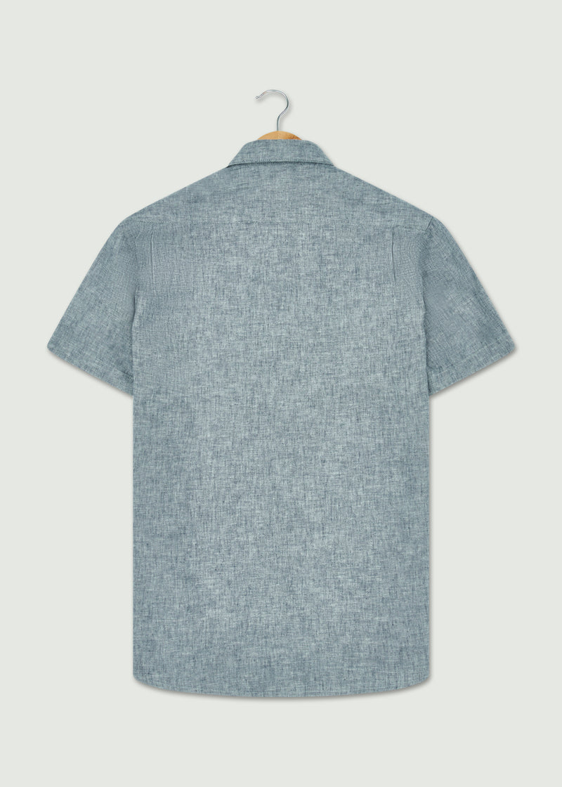 Brunel Short Sleeve Shirt - Navy