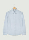 Bayonne Long Sleeve Shirt - White/Navy