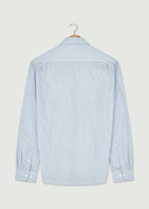 Bayonne Long Sleeve Shirt - White/Navy