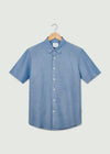 Gav Short Sleeve Shirt - Indigo