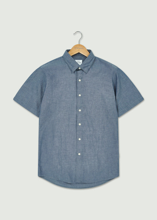 Leo Short Sleeve Shirt - Dark Indigo