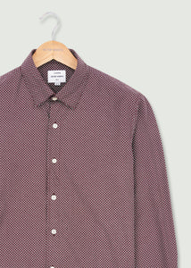 Maxwell Long Sleeve Shirt - Burgundy