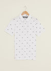 Beehive Polo Shirt - White