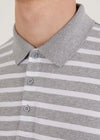 Gresley Polo Shirt - Grey/White