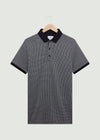 Leedale Polo Shirt - Black/White