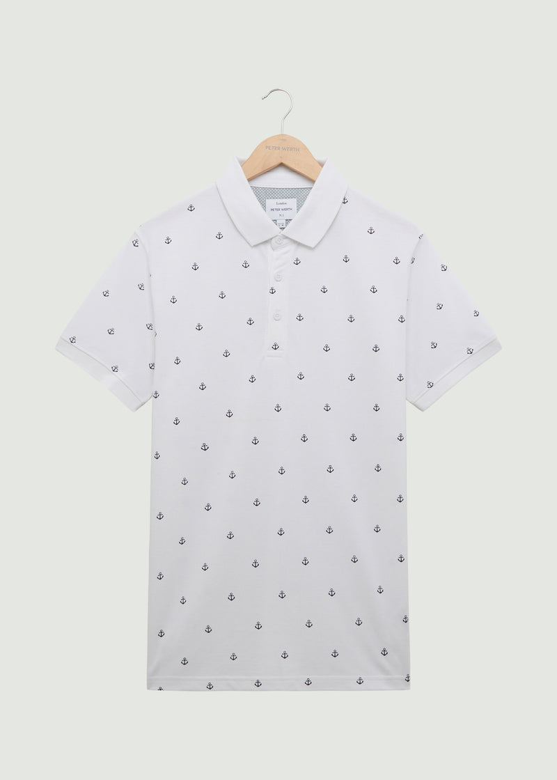 Ahoy Polo Shirt - White
