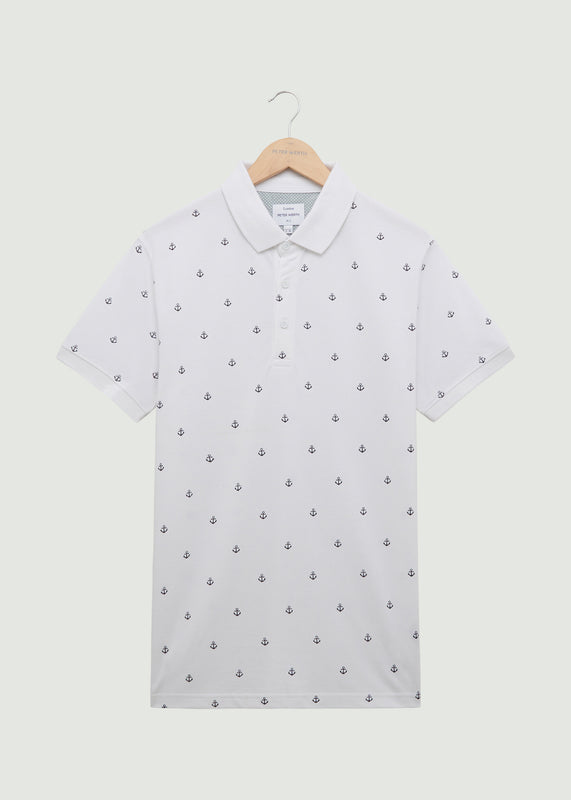 Ahoy Polo Shirt - White