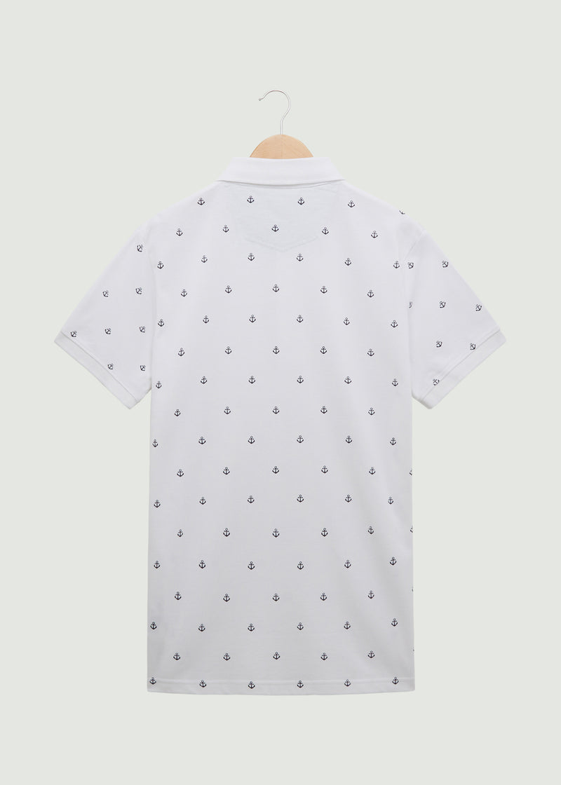 Ahoy Polo Shirt - White