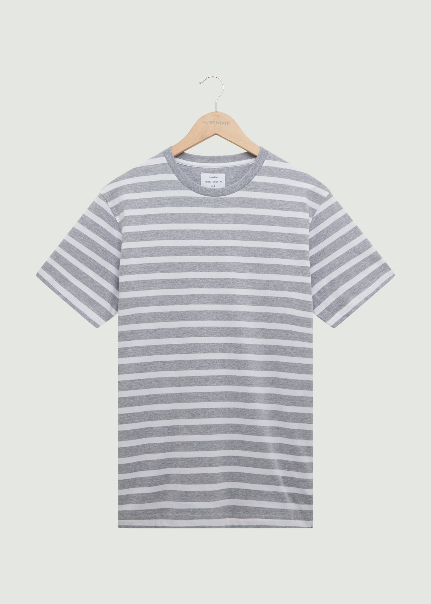 Gibson T-Shirt - Grey Marl/White