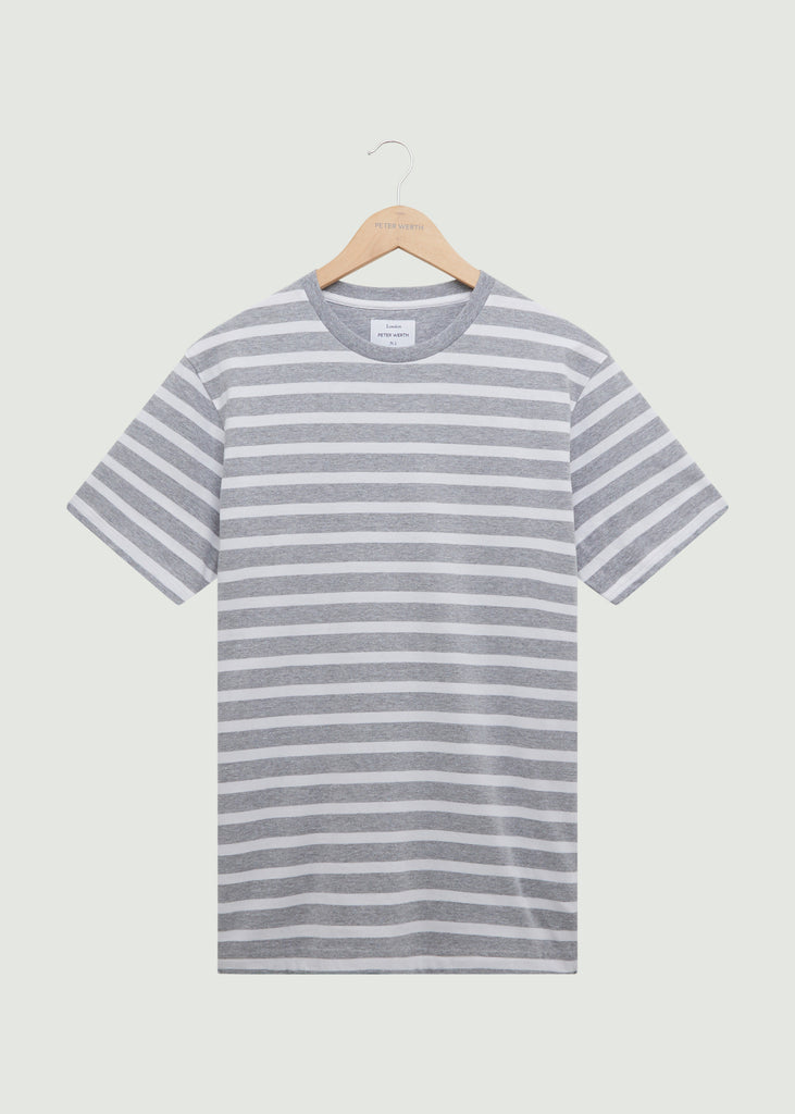 Gibson T-Shirt - Grey Marl/White