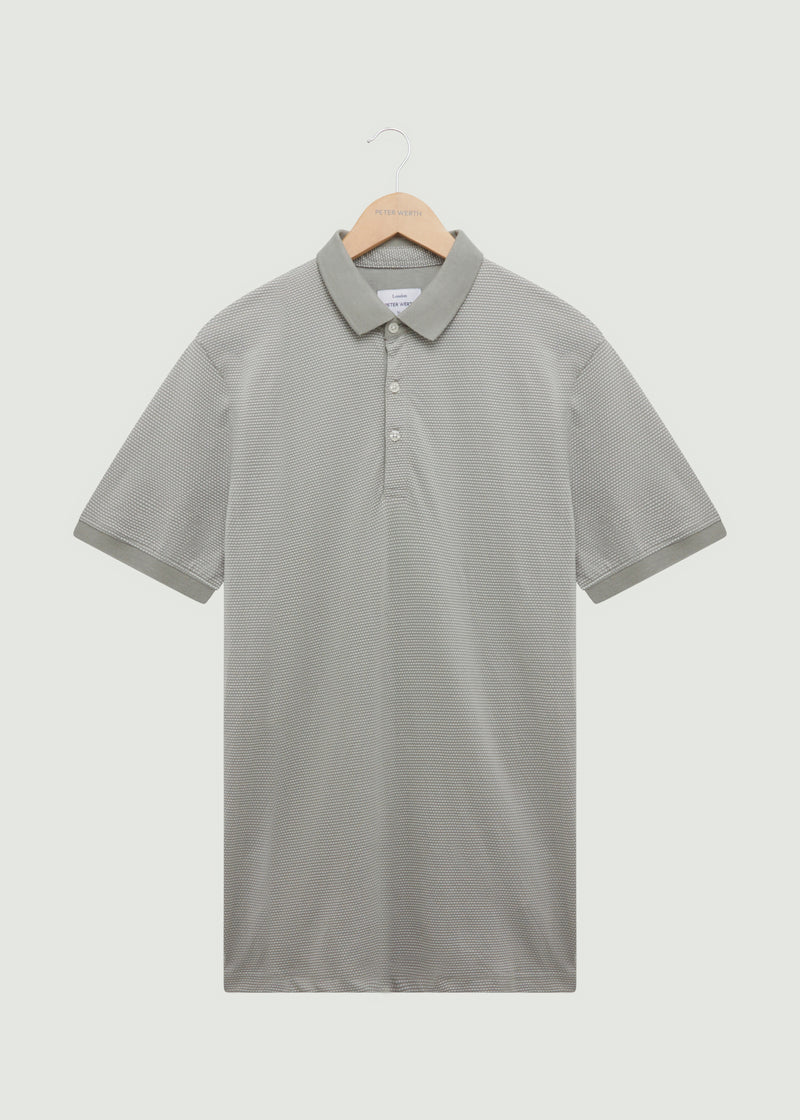 Sarsfield Polo Shirt Grey Peter Werth