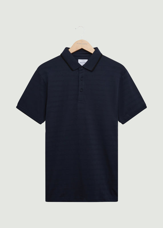 Henry Polo Shirt - Dark Navy