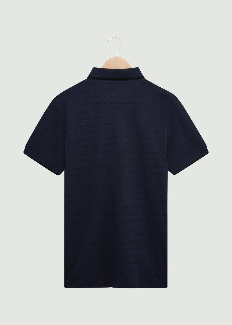 Henry Polo Shirt - Dark Navy
