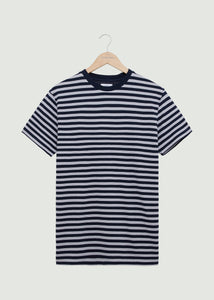 Irwin T Shirt - Navy/Grey/White