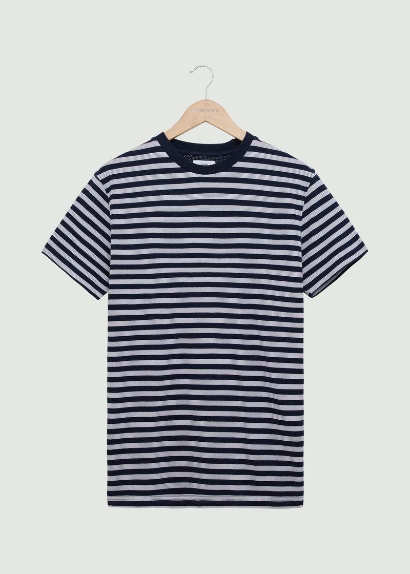 Irwin T Shirt - Navy/Grey/White