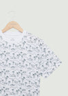 Beach T Shirt - White/Green
