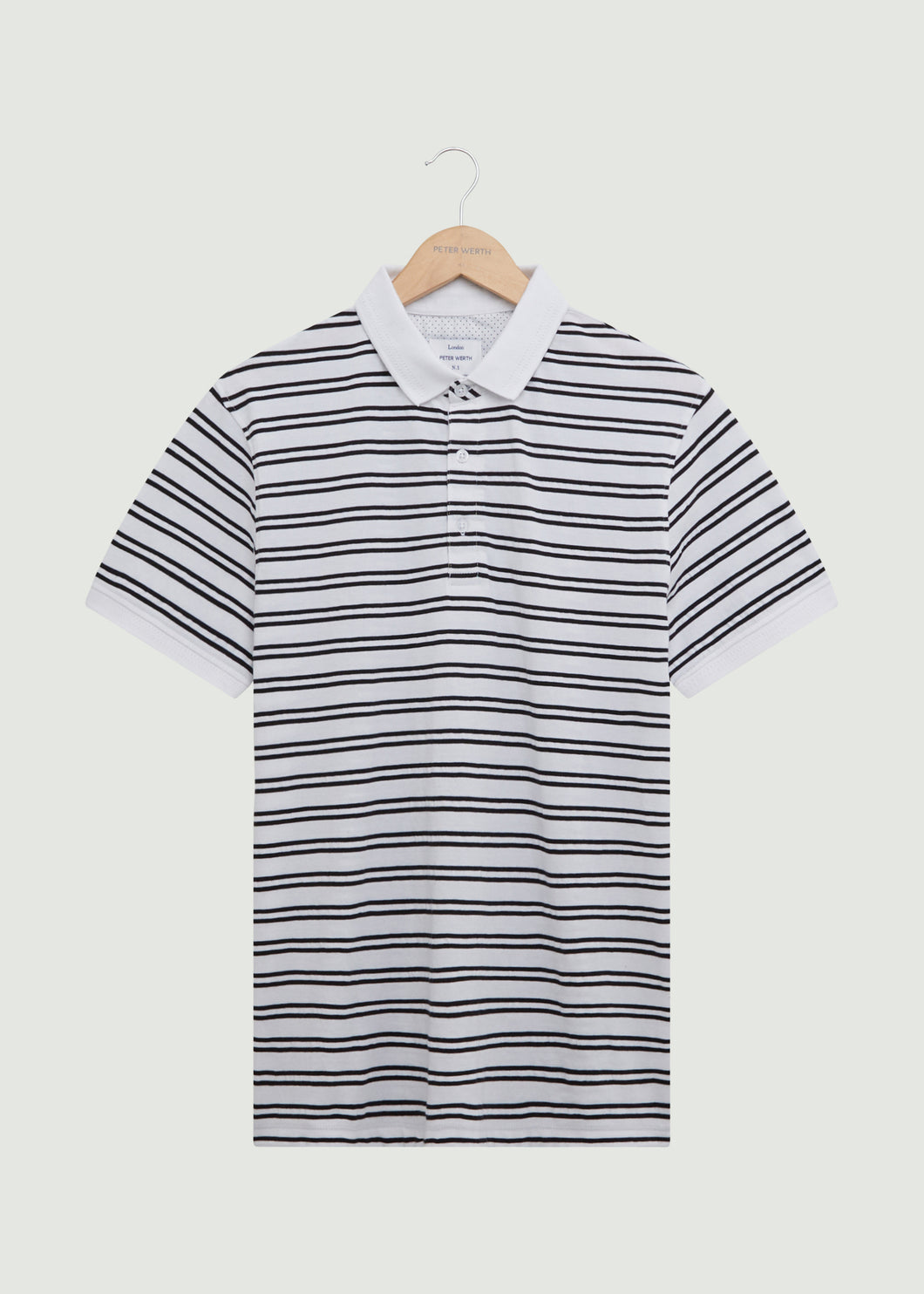 Dayne Polo Shirt - White/Black