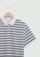 Load image into Gallery viewer, Dayne Polo Shirt - White/Black