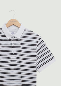 Dayne Polo Shirt - White/Black