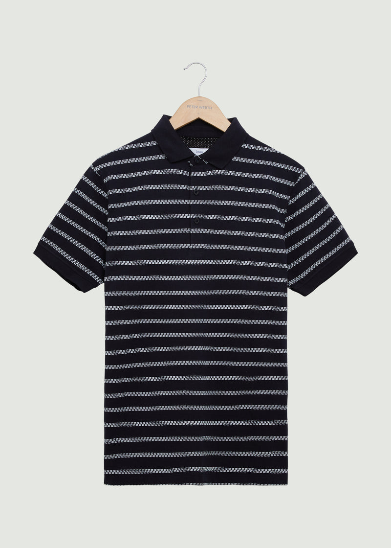 Jaycox Polo Shirt - Black/White