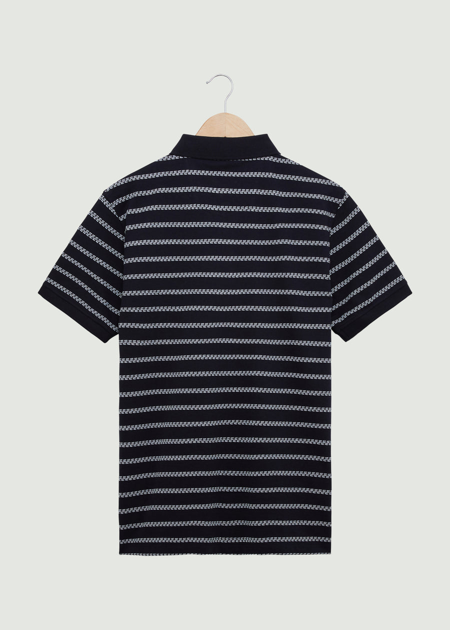 Jaycox Polo Shirt - Black/White