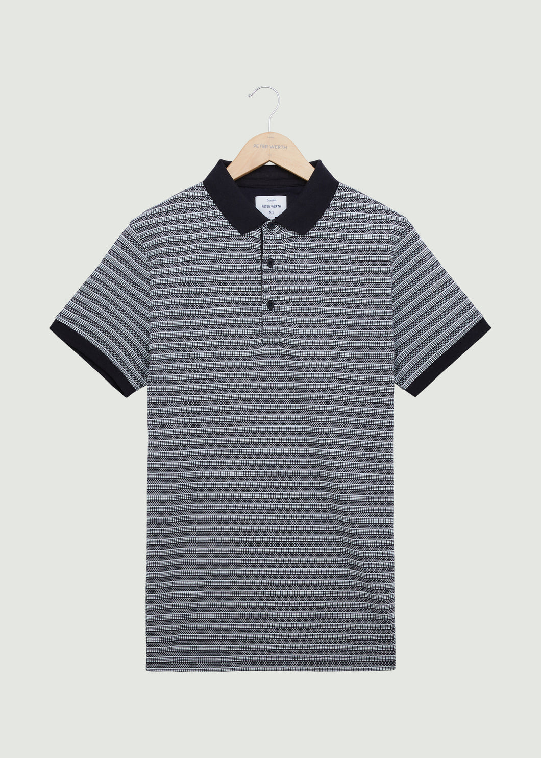 Kidwall Polo Shirt - Black/White