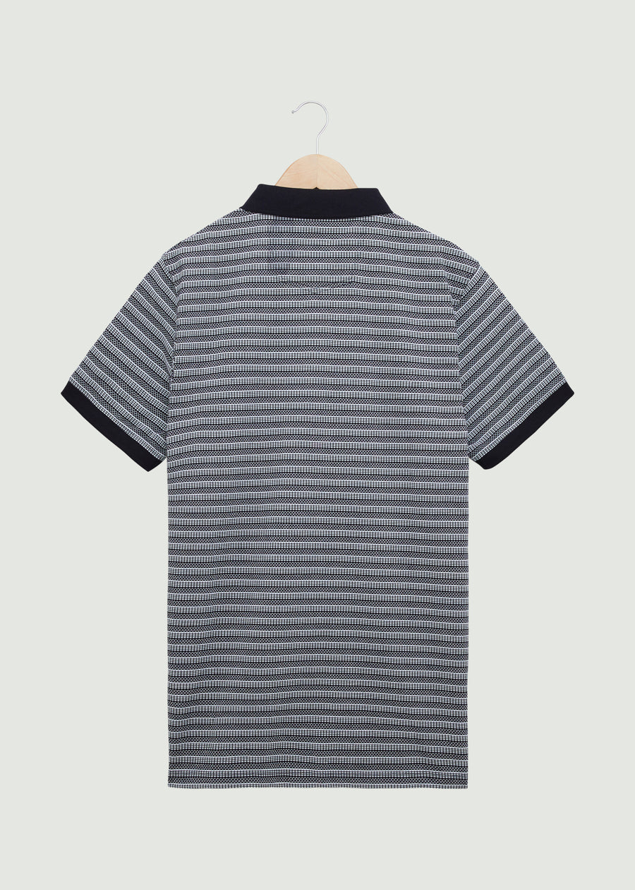 Kidwall Polo Shirt - Black/White