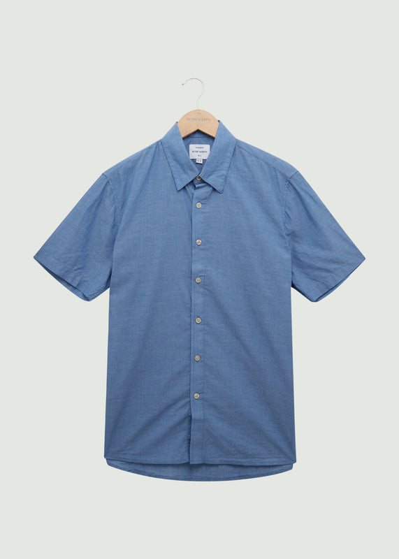 Brent SS Shirt - Indigo