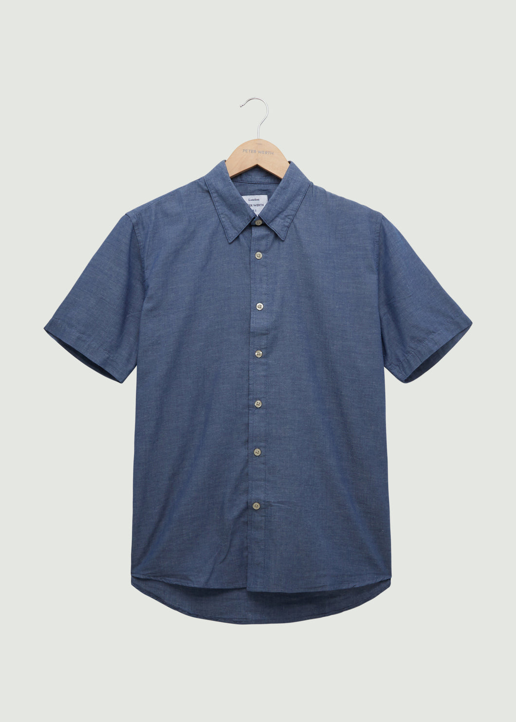 Carl SS Shirt - Indigo