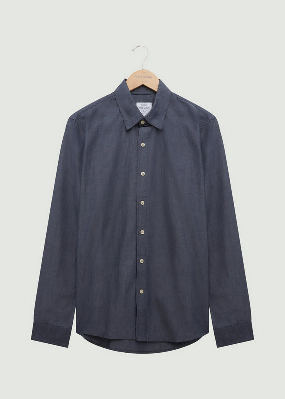 Freeman LS Shirt - Dark Indigo