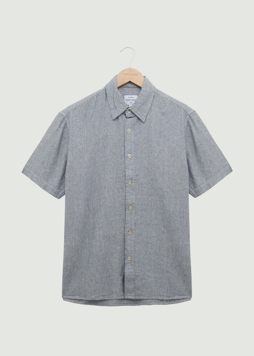 Hawridge SS Shirt - Navy/White