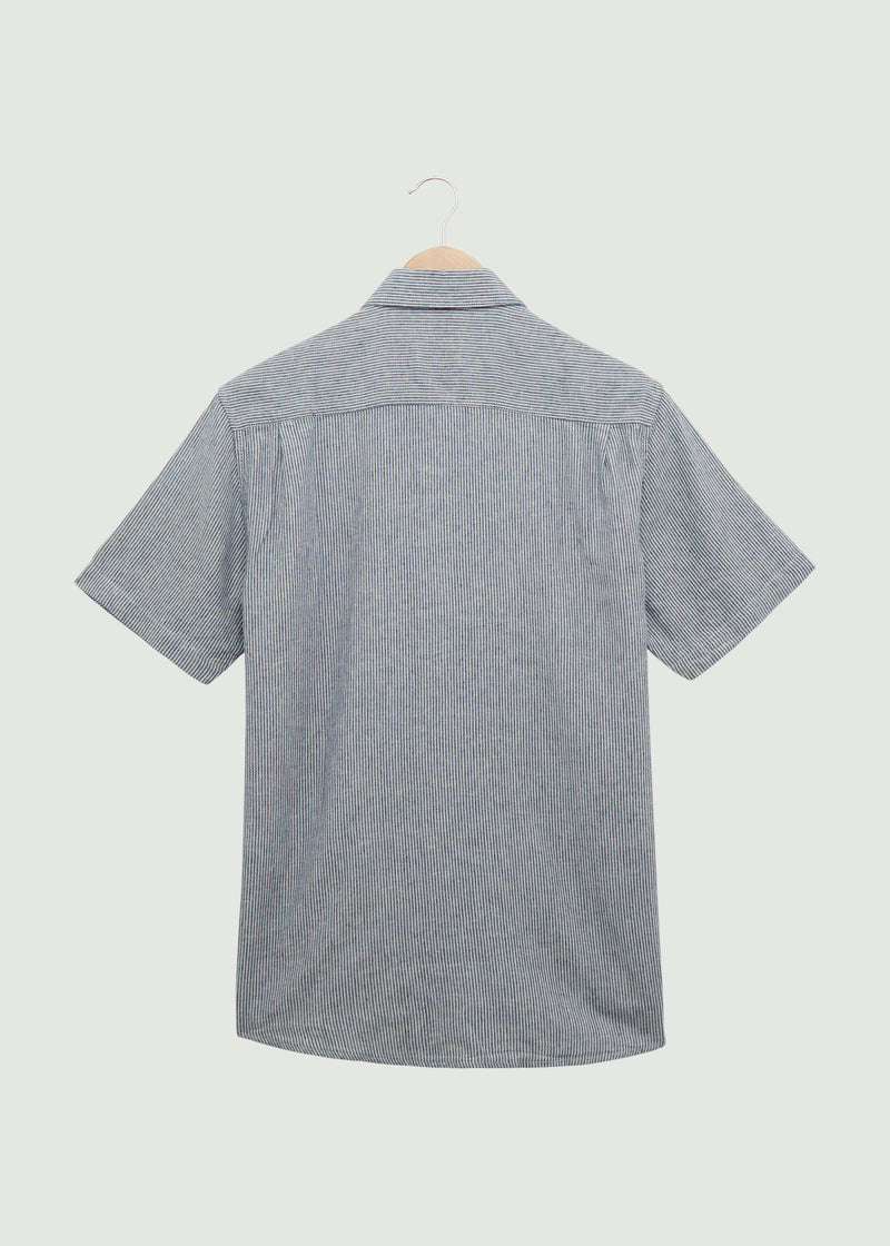 Hawridge SS Shirt - Navy/White