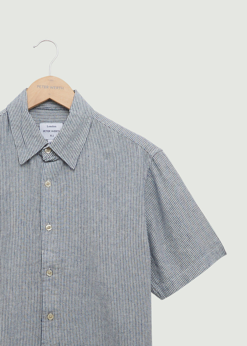 Hawridge SS Shirt - Navy/White