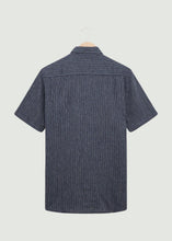 Load image into Gallery viewer, Ledston SS Shirt - Dark Navy/White