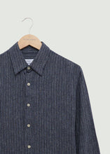 Load image into Gallery viewer, Raymont LS Shirt - Dark Navy/White