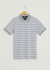 Gresley Polo Shirt - Grey/White