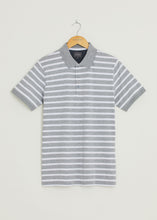 Load image into Gallery viewer, Gresley Polo Shirt - Grey/White