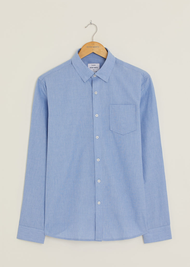 Hill Long Sleeve Shirt - Light Blue