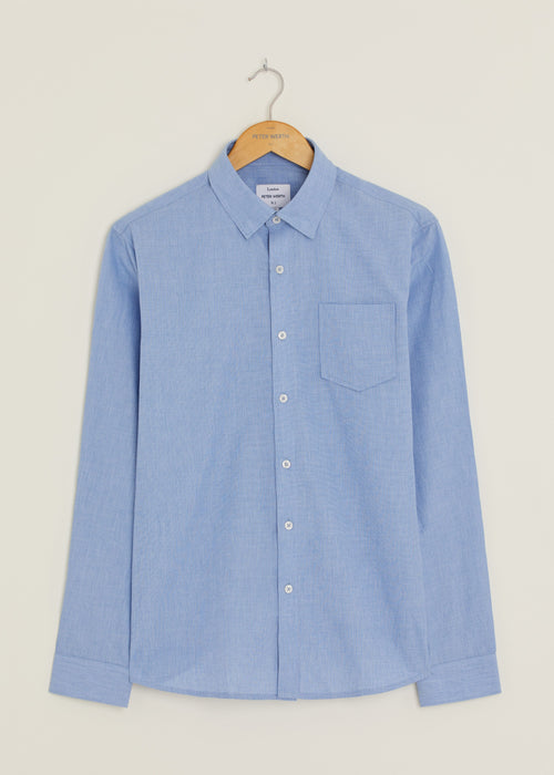Hill Long Sleeve Shirt - Light Blue