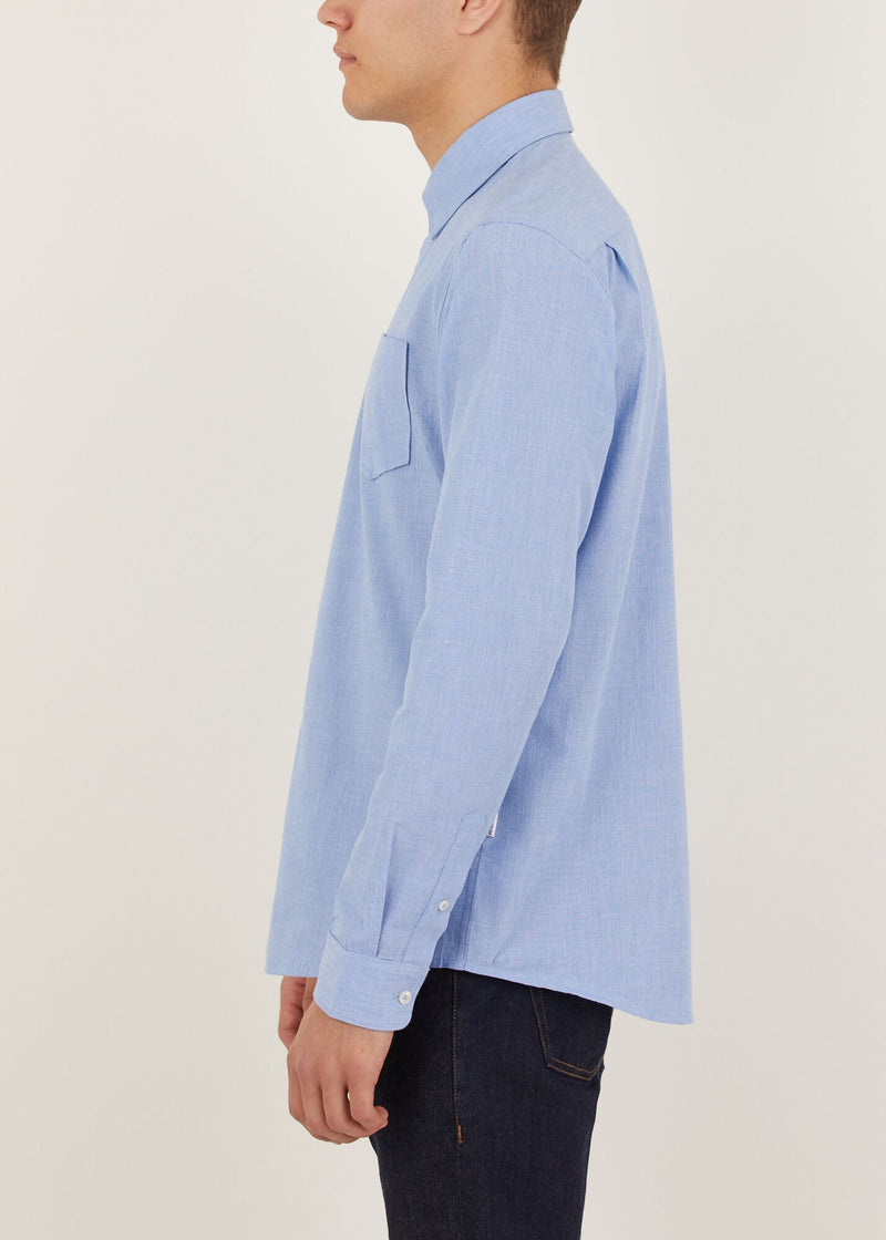 Hill Long Sleeve Shirt - Light Blue