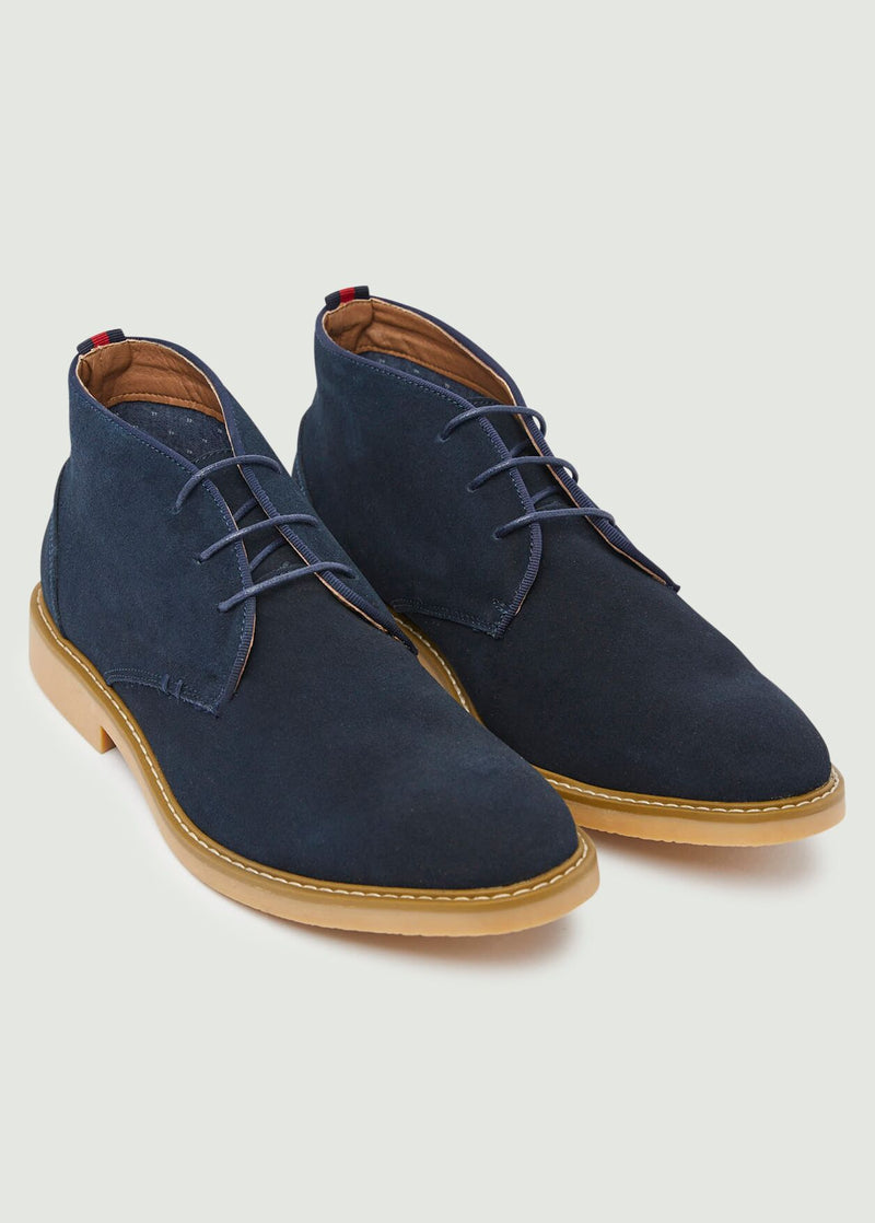 Idris Desert Boot - Navy