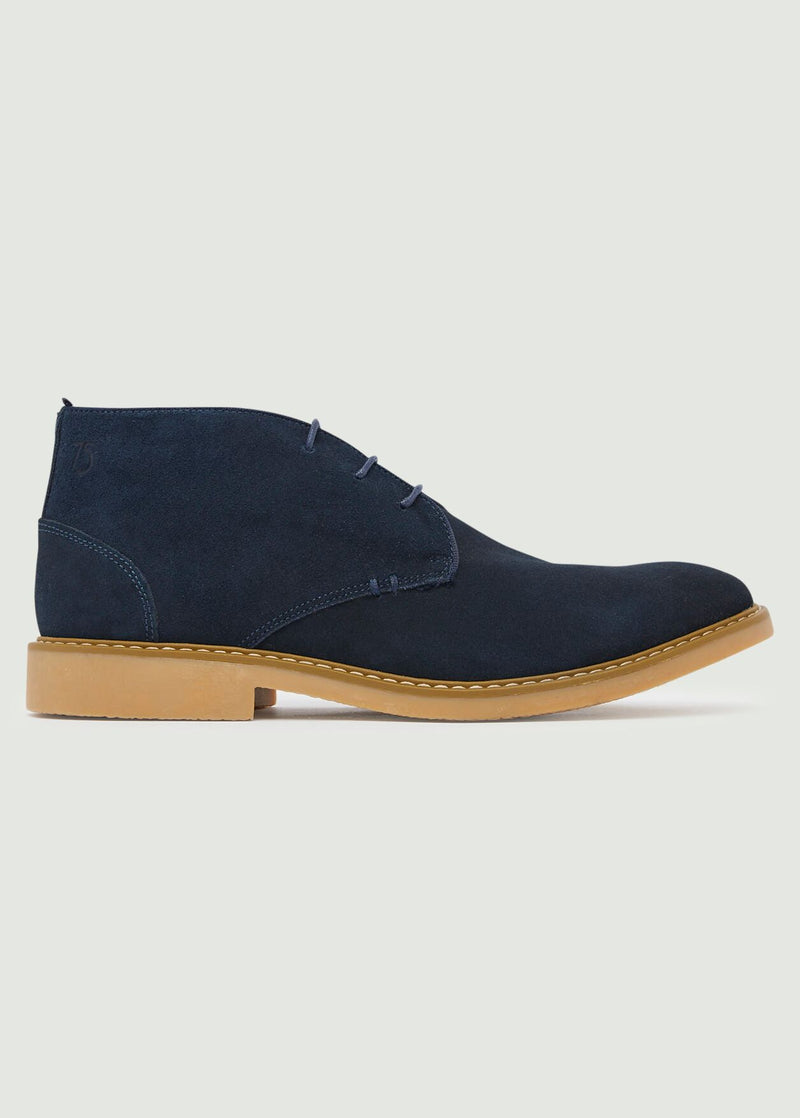 Idris Desert Boot - Navy