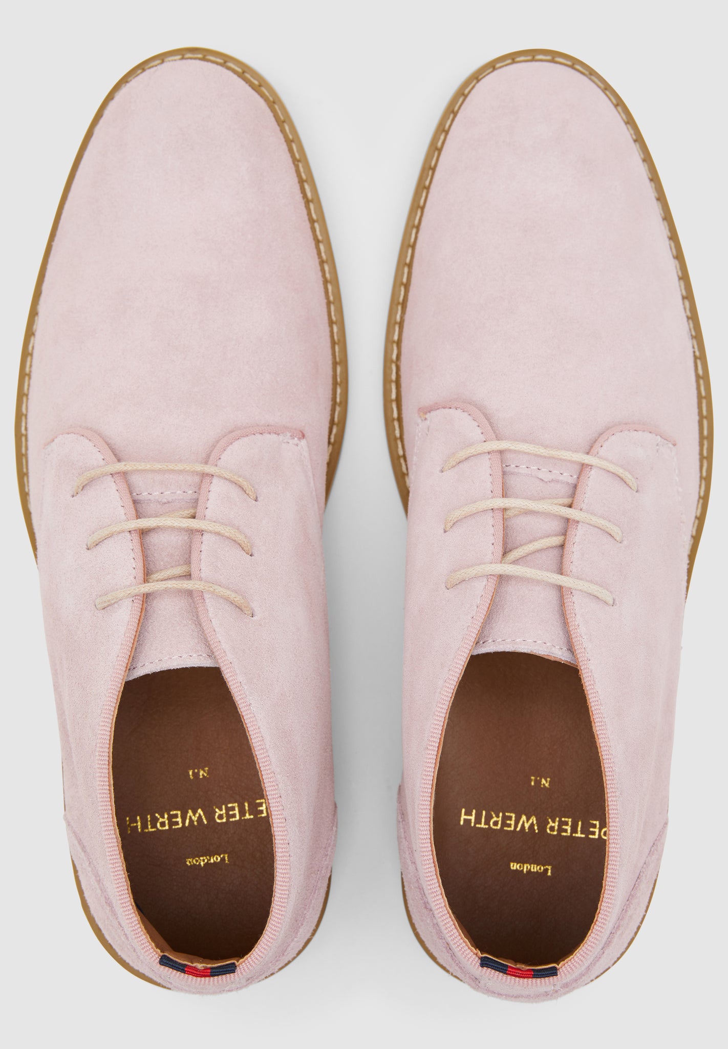 Pink desert boots top
