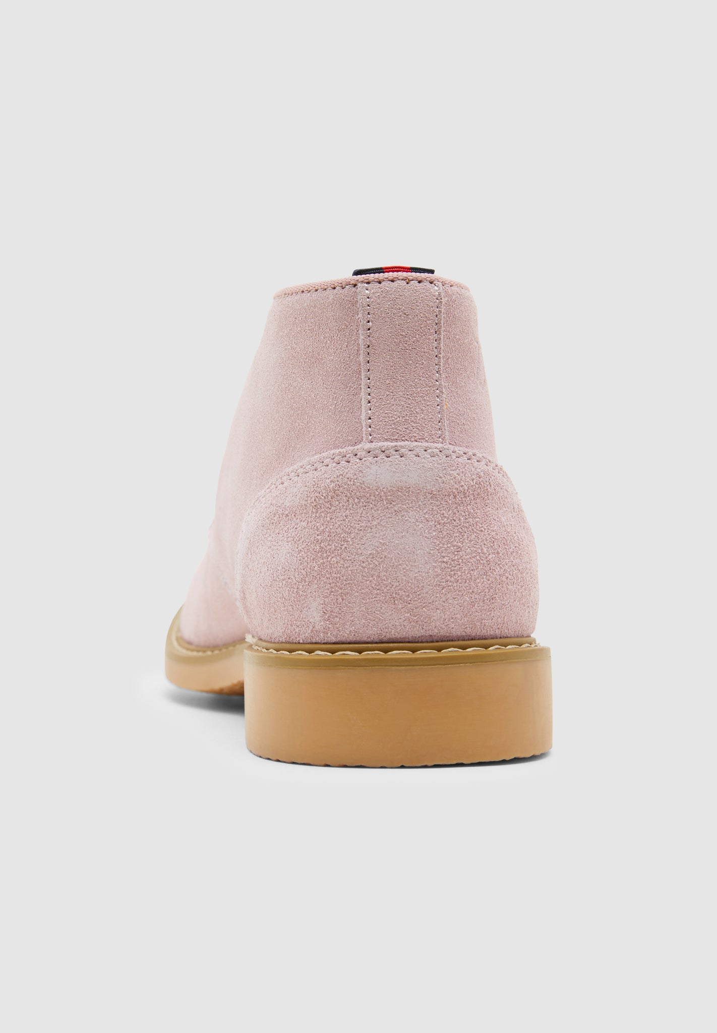 Pink top chukka boots