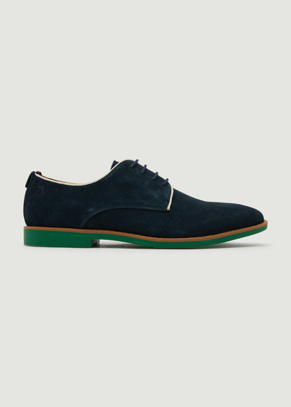 Elter Suede Shoe - Navy/Green