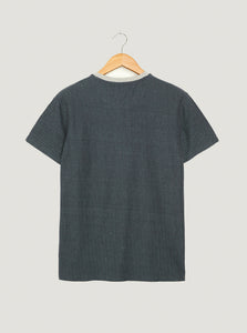 Zigor T-Shirt - Navy/Grey Marl