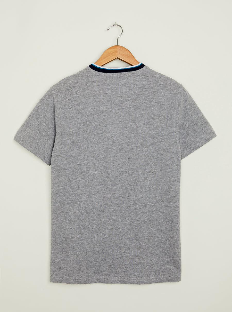 Fergus T-Shirt - Grey Marl